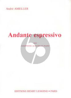 Ameller Andante Espressivo Saxophone Alto-Piano (Easy)