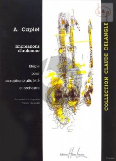 Impressions d'Automne Saxophone alto et Piano