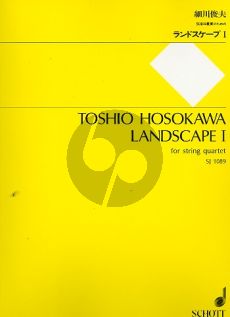 Hosokawa Landscape 1 for String Quartet (Score/Parts)