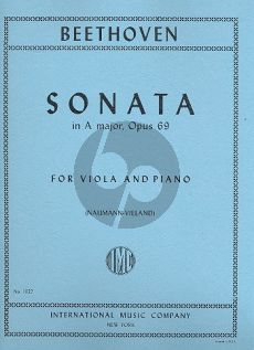 Beethoven Sonata A-major Op.69 Viola-Piano (transcr. by Josep Vieland)