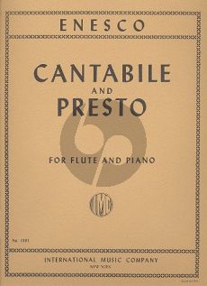 Enesco Cantabile and Presto Flute-Piano