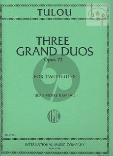 3 Grand Duets Op.72 (2 Flutes)