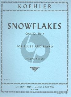 Kohler Snow Flakes Op.82 No.4 Flute-Piano