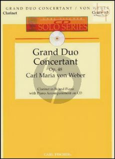 Grand Duo Concertant Op.48 Clarinet-Piano (Bk-Cd) (edited by Denise Schmidt)