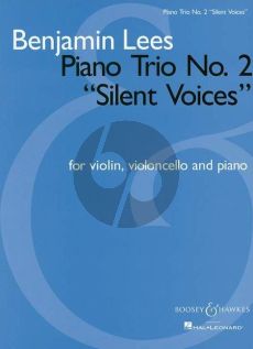 Benjamin Piano Trio No.2 "Silent Voices" (Score/Parts) (1998)