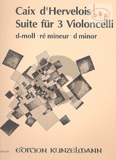 Suite d-Moll (from Pieces de Viole) (3 Vc.)