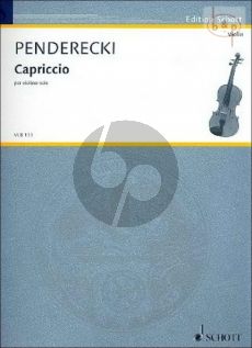 Capriccio violin solo