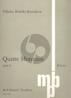 Rimsky-Korsakov 4 Morceaux Op.11 Piano