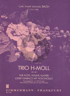 Bach C.Ph.E. Trio h moll Flote-Violin-Klavier