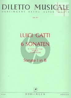 6 Sonaten No.1 B-flat major (Violin-Viola)