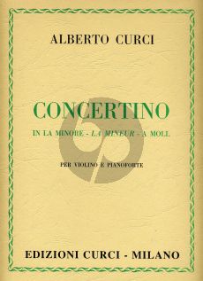 Curci Concertino a-minor Violin and Piano