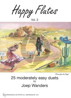 Wanders Happy Flutes Vol.2 (25 Moderately Easy Duets) (Grade 2 - 3)