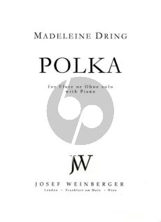 Dring Polka for Oboe and Piano