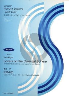 Nagao Lovers on the Celestial Sphere Soprano Saxophone, Tenorsaxophone and Piano Score and Parts (Collection Nobuya Sugawa Saxy Ever)