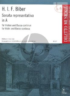 Sonata Representiva A-major Violin and Bc