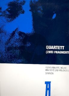 Zemlinsky Quartett (2 Fragmente) Klar.-Vi.-Va.-Vc. Stimmen (1938-1939) (Anthony Beaumont)