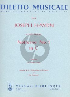 Haydn Notturno No.1 C-dur Hob.II:25 2 Altblfl.-Klavier