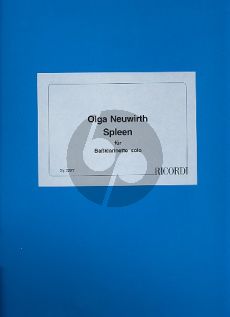 Neuwirth Spleen Bassklarinette solo