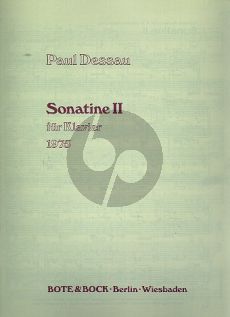 Dessau Sonatine No. 2 Klavier