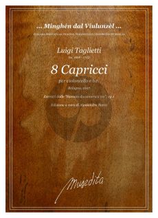 Taglietti 8 Capricci Op. 1 Violoncello-Bc (edited by Alessandro Bares)