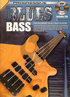 Richter Progressive Blues Bass with TAB included Book with Cd (for Beginning Blues Bass Players)