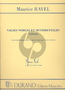 Valses Nobles et Sentimentales piano 4 mains