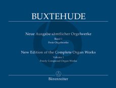 Buxtehude Orgelwerke Vol.1 (Freie Orgelwerke) (Christoph Albrecht) (Barenreiter-Urtext)