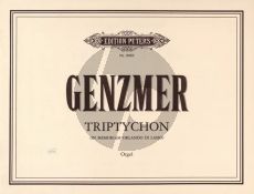 Genzmer Triptychon in mem. Orlando di Lasso GeWV 408 Orgel (1993)