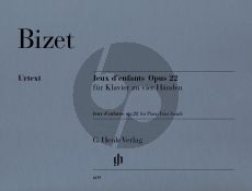 Bizet Jeux d'Enfants Op.22 klavier 4 handen (edited by Egon Voss) (Henle-Urtext)