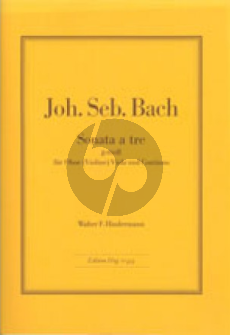 Bach Triosonata g-minor BWV 528 (Oboe[Vi.]-Viola-Bc) (Hindermann)