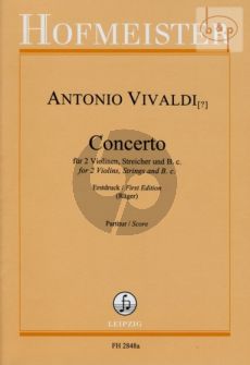 Concerto a-minor (2 Violins-Strings-Bc)