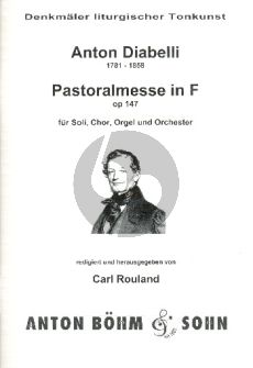 Diabelli Pastoral Messe F-dur Opus 147 SATB und Orchester (Klavierauszug) (Schnerich-Rouland)