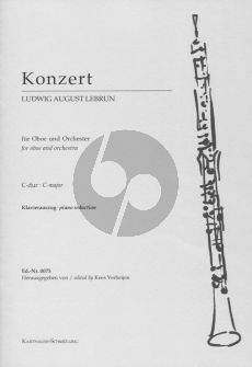 Lebrun Concerto C-major fur Oboe und Orchester Ausgabe Oboe und Klavier (Herausgegeben von Kees Verheijen)