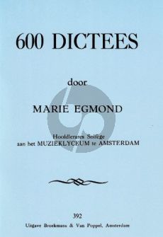 Egmond 600 Dictees