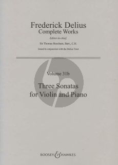 Delius 3 Sonatas for Violin and Piano (Thomas Beecham and Robert Threlfall)