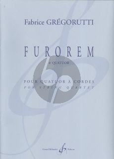 Gregorutti Furorem (Quartet No.4) 2 Violins-Viola-Violoncello (Score/Parts)