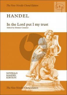 In the Lord put I my Trust HWV 247 (Chandos Anthem No.2) (Vocal Score)