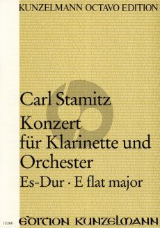 Stamitz Konzert No. 6 Es-dur (Kaiser) Klarinette und Orchester (Partitur) (Fritz Georg Holy)