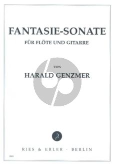 Genzmer Fantasie-Sonate GeWV 302 Flöte und Gitarre (2 Spielpartituren)