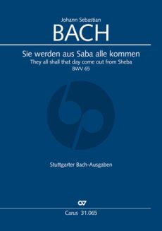 Bach Kantate BWV 65 Sie werden aus Saba alle kommen