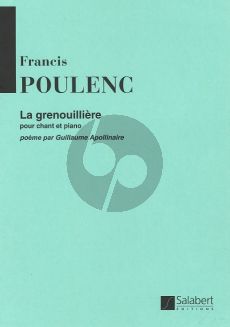 Poulenc La Grenouillere chant-piano