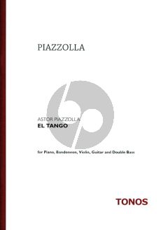 Piazzolla El Tango Rezitator-Klavier-Bandoneon-Violine- Elektr.Git.-Bass Partitur (Stimmen)