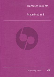 Durante Magnificat in B (SATB soli-SATB-Strings-Bc) Choral Score