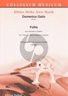 Follia (aus Suonate a Quattro) 2 Vi.-Va.-Bc.