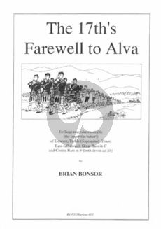 Bonsor 17th's Farewell to Alva for Recorders SA/SoTB/B divisi, GB in C, CB in F (divisi ad lib)