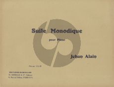 Alain Suite Monodique pour Piano