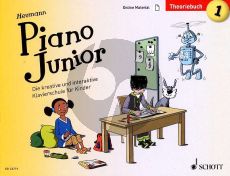 Heumann Piano Junior: Theoriebuch 1 (Book with Audio online) (german edition)