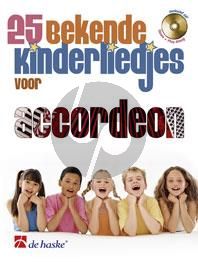 25 Bekende Kinderliedjes Accordeon (Bk-Cd) (Jacobi)