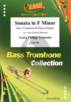 Telemann Sonata f minor for Bass Trombone and Piano (or Organ) (Arranged by John Glenesk Mortimer)