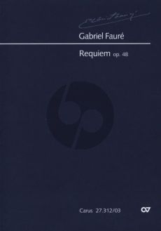 Faure Requiem Op.48 for Soli, Choir and Orchestra (Version 1900) Vocal Score (edited by Marc Rigaudiere)